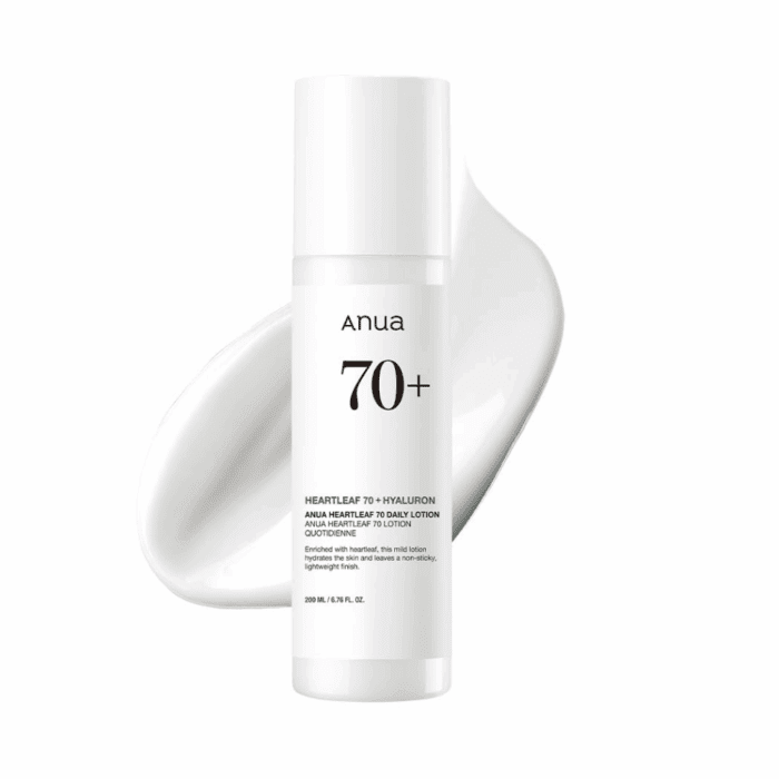 ANUA | Heartleaf Daily Lotion 70+ for Sensitive Skin – 200ml