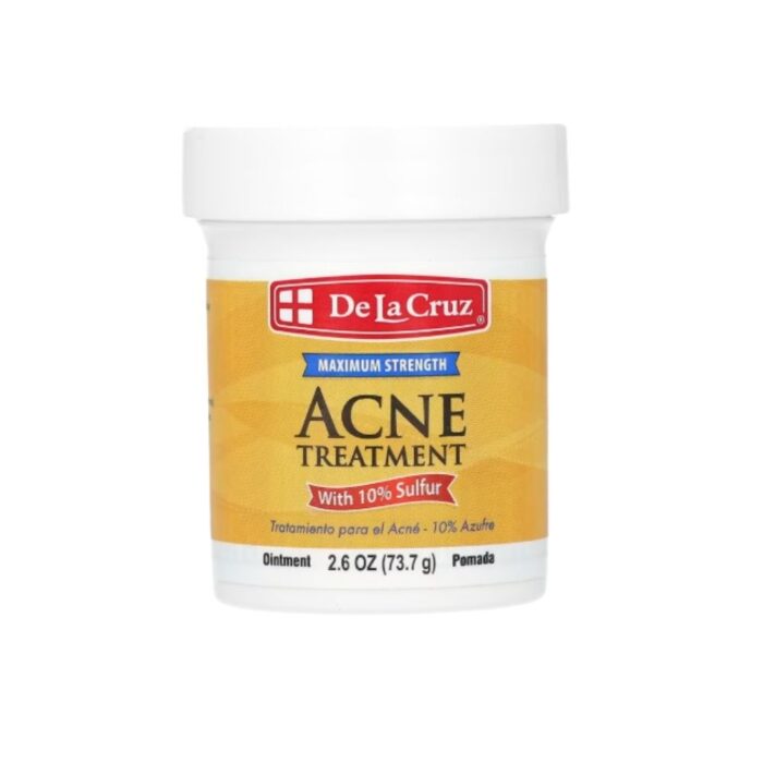 De La Cruz Acne Treatment 10% Sulfur - 73.7g